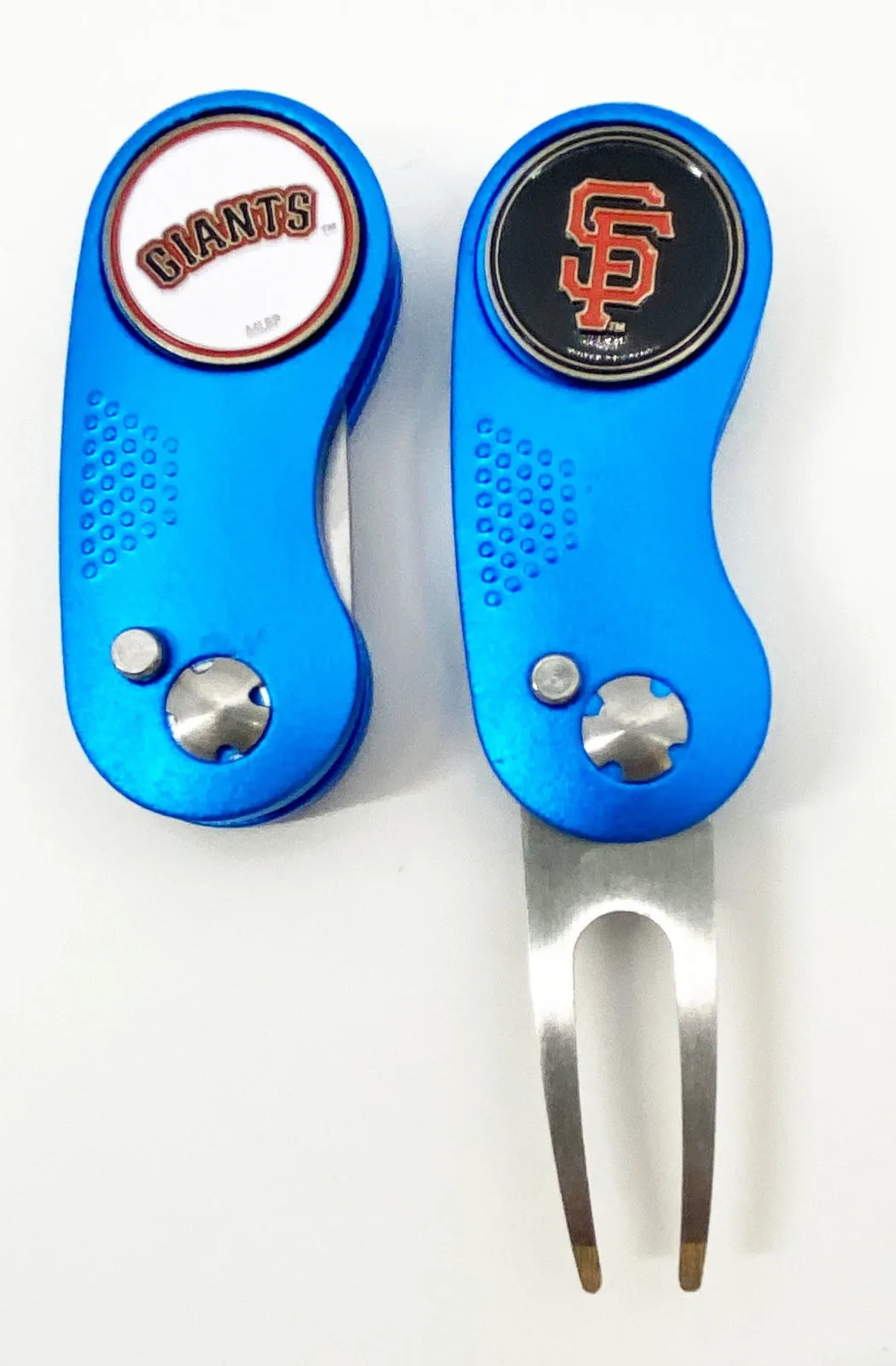 MLB 2 Prong Switchblade GOLF DIVOT REPAIR TOOL   Ballmark CHOOSE TEAM & COLOR