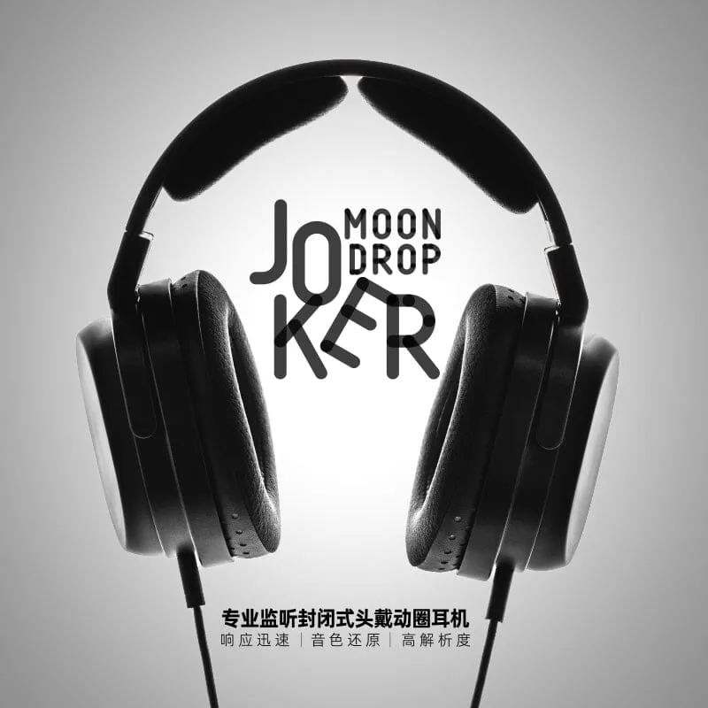 Moondrop JOKER Professional Monitoring Closed-Back Dynamic Driver Full-Size Headphone