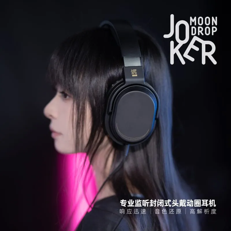 Moondrop JOKER Professional Monitoring Closed-Back Dynamic Driver Full-Size Headphone