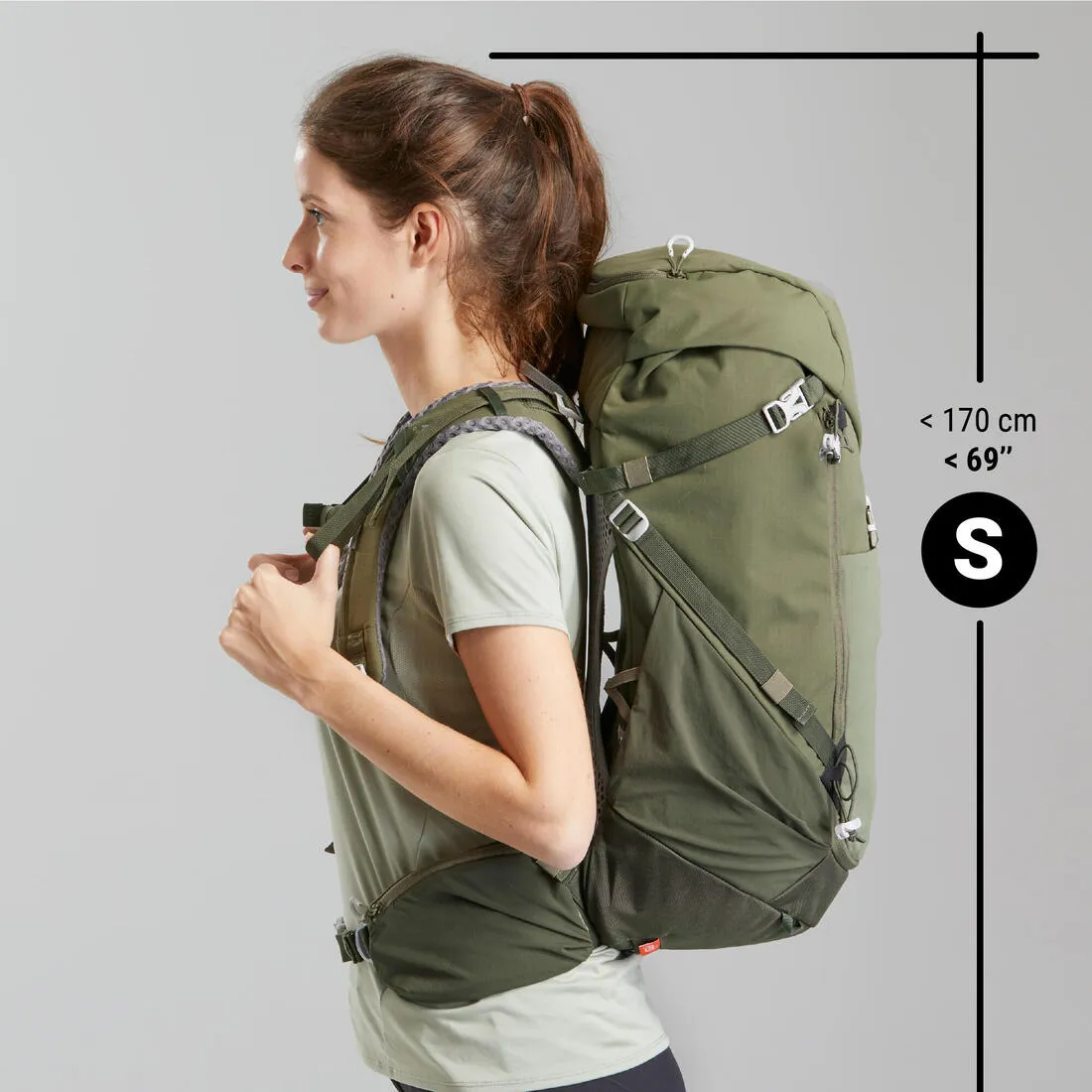 Mountain hiking backpack 40L - MH500