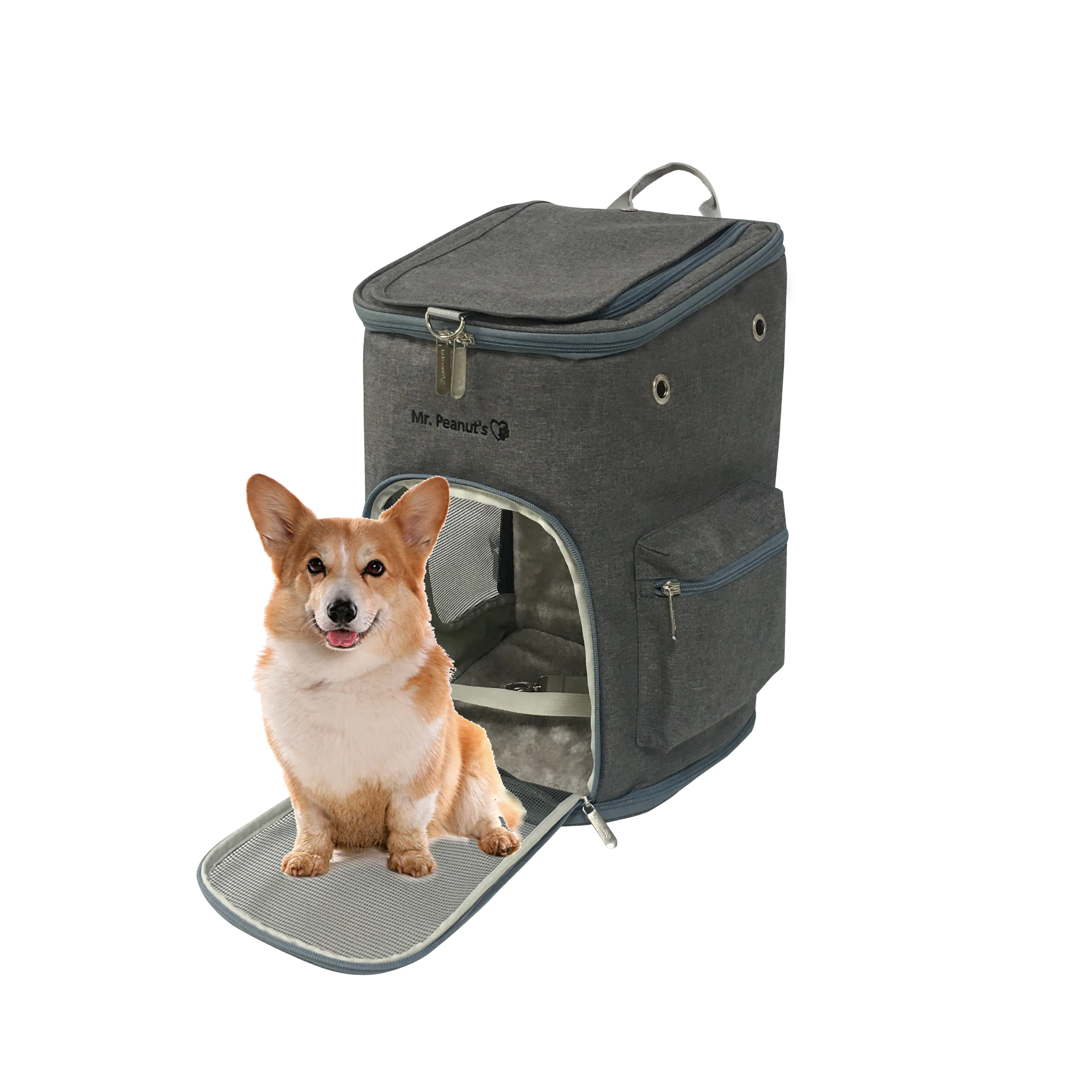 Mr. Peanut's Vancouver Series Backpack Pet Carrier for Smaller Cats and Dogs