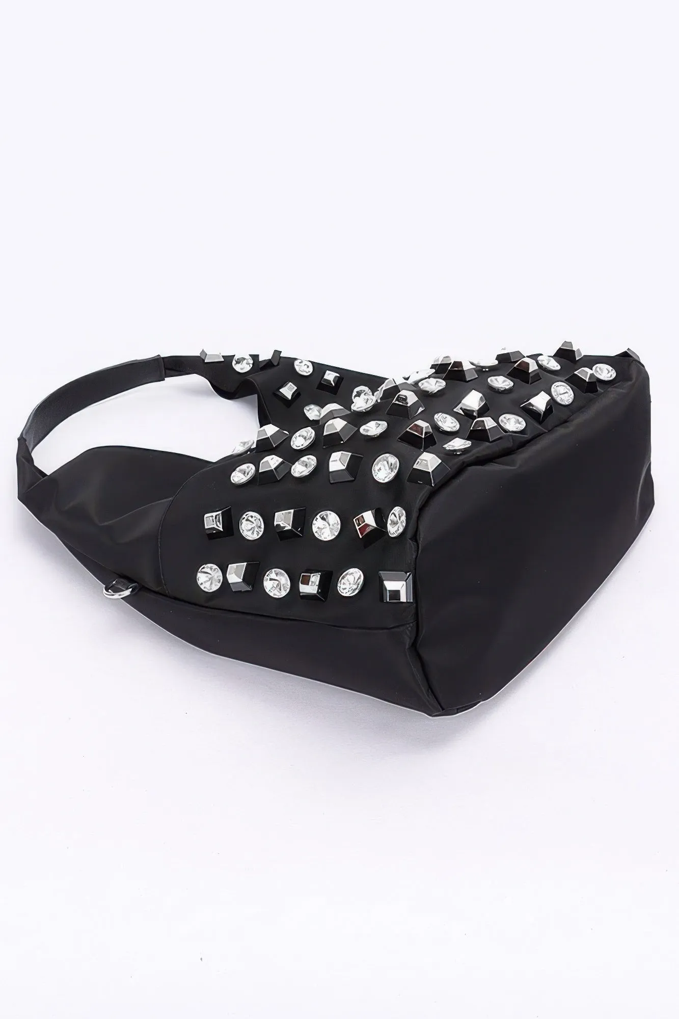 Multi Stone Studded Bindle Bag