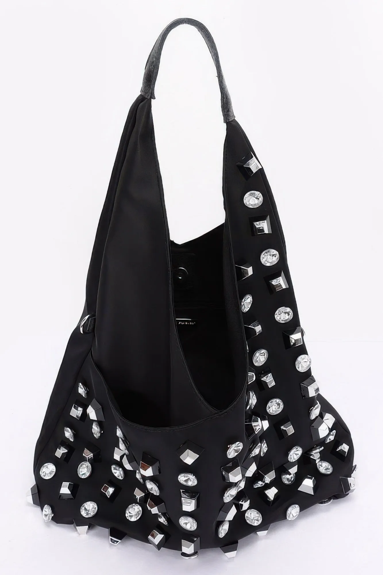 Multi Stone Studded Bindle Bag