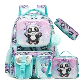 (NET) Cute School Backpacks Set Of 3 Pcs / 17304-3