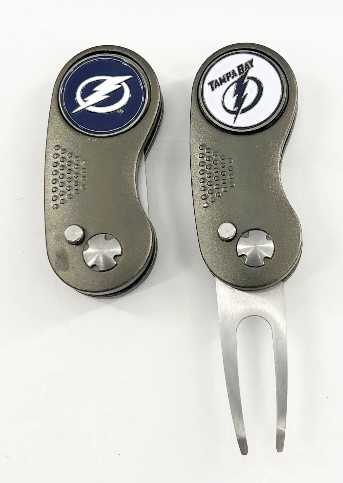 NHL 2 Prong Switchblade GOLF DIVOT REPAIR TOOL   Ballmark CHOOSE TEAM & COLOR