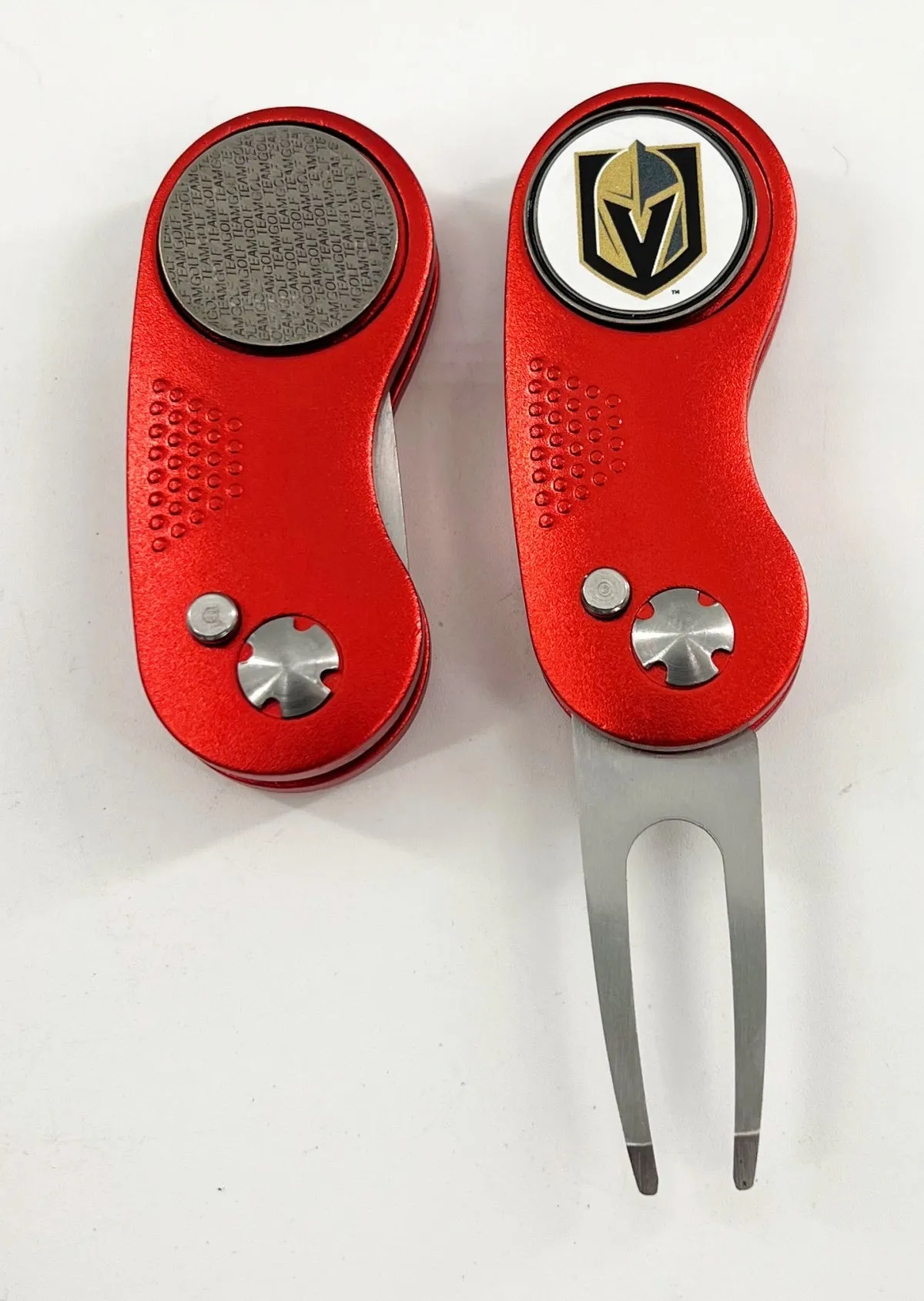 NHL 2 Prong Switchblade GOLF DIVOT REPAIR TOOL   Ballmark CHOOSE TEAM & COLOR