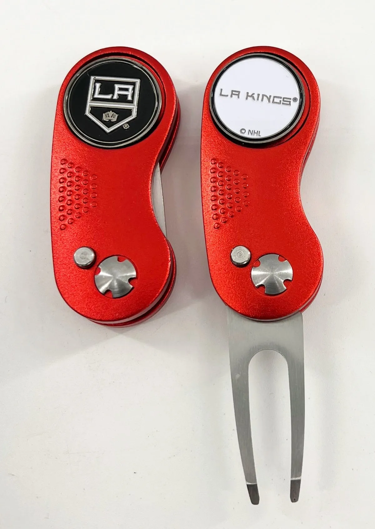 NHL 2 Prong Switchblade GOLF DIVOT REPAIR TOOL   Ballmark CHOOSE TEAM & COLOR