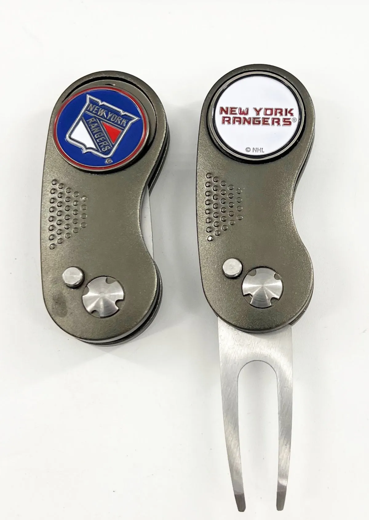 NHL 2 Prong Switchblade GOLF DIVOT REPAIR TOOL   Ballmark CHOOSE TEAM & COLOR