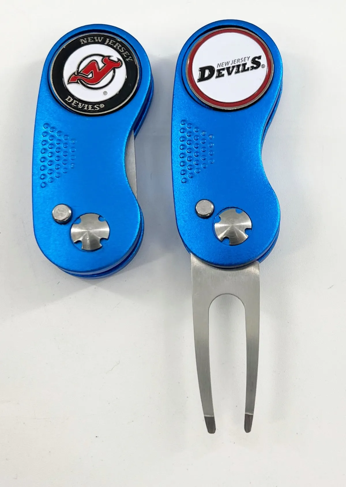 NHL 2 Prong Switchblade GOLF DIVOT REPAIR TOOL   Ballmark CHOOSE TEAM & COLOR