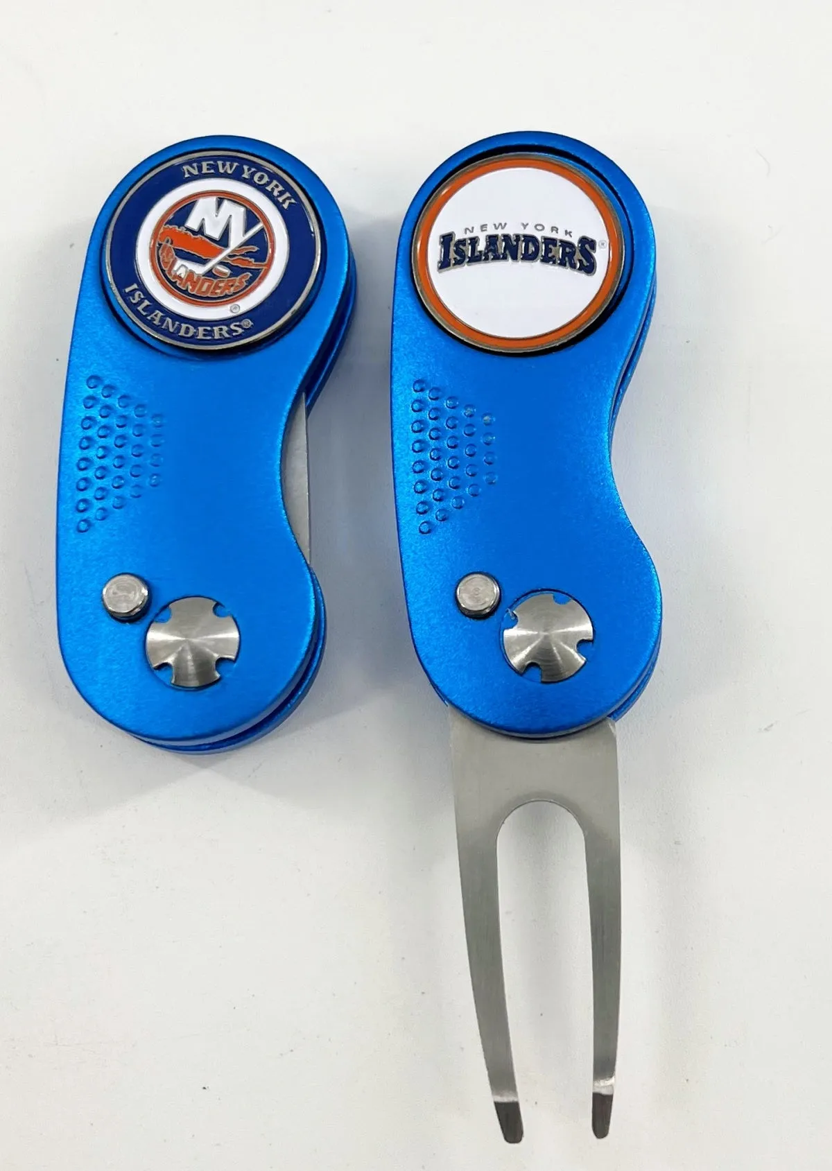 NHL 2 Prong Switchblade GOLF DIVOT REPAIR TOOL   Ballmark CHOOSE TEAM & COLOR