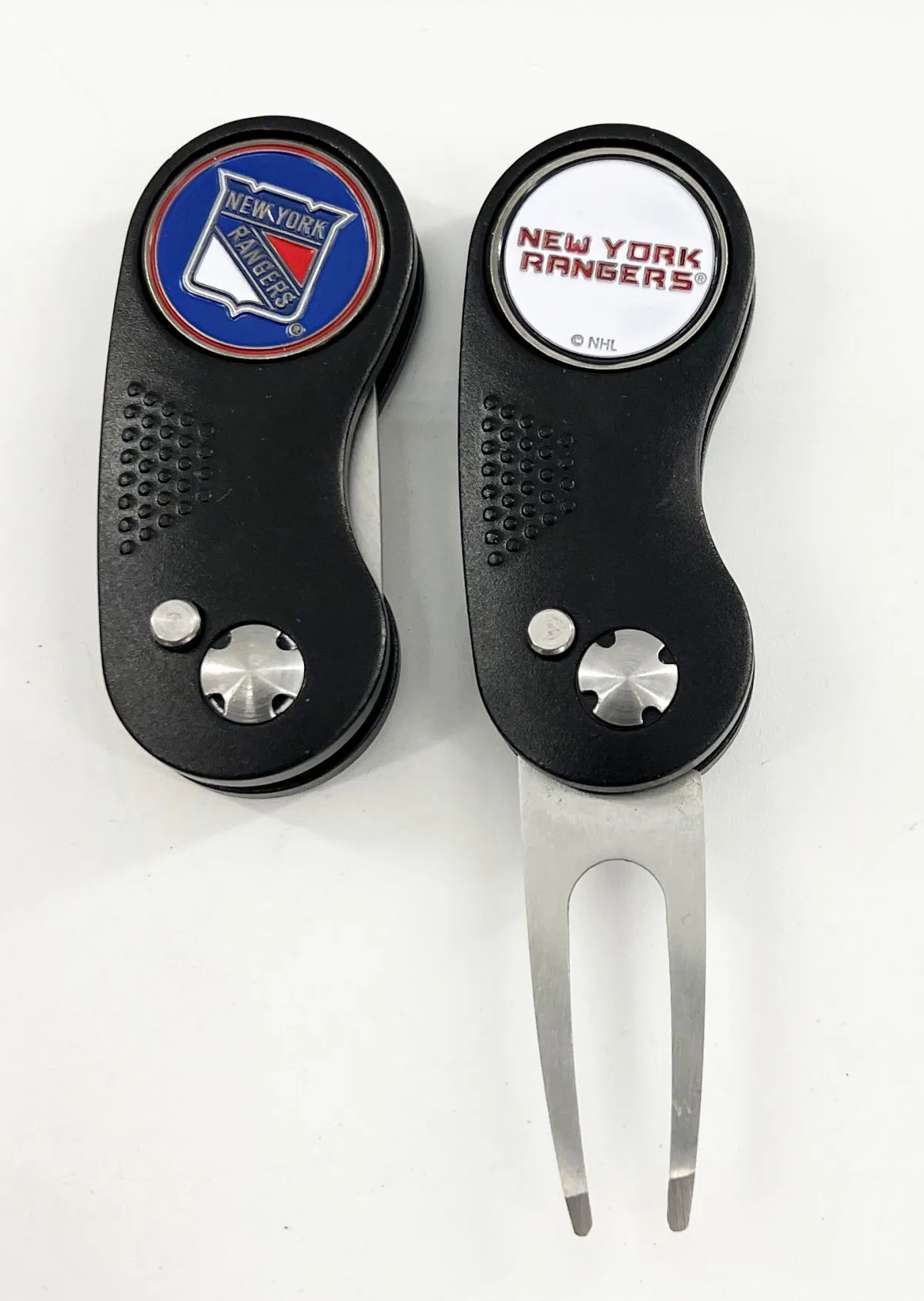 NHL 2 Prong Switchblade GOLF DIVOT REPAIR TOOL   Ballmark CHOOSE TEAM & COLOR