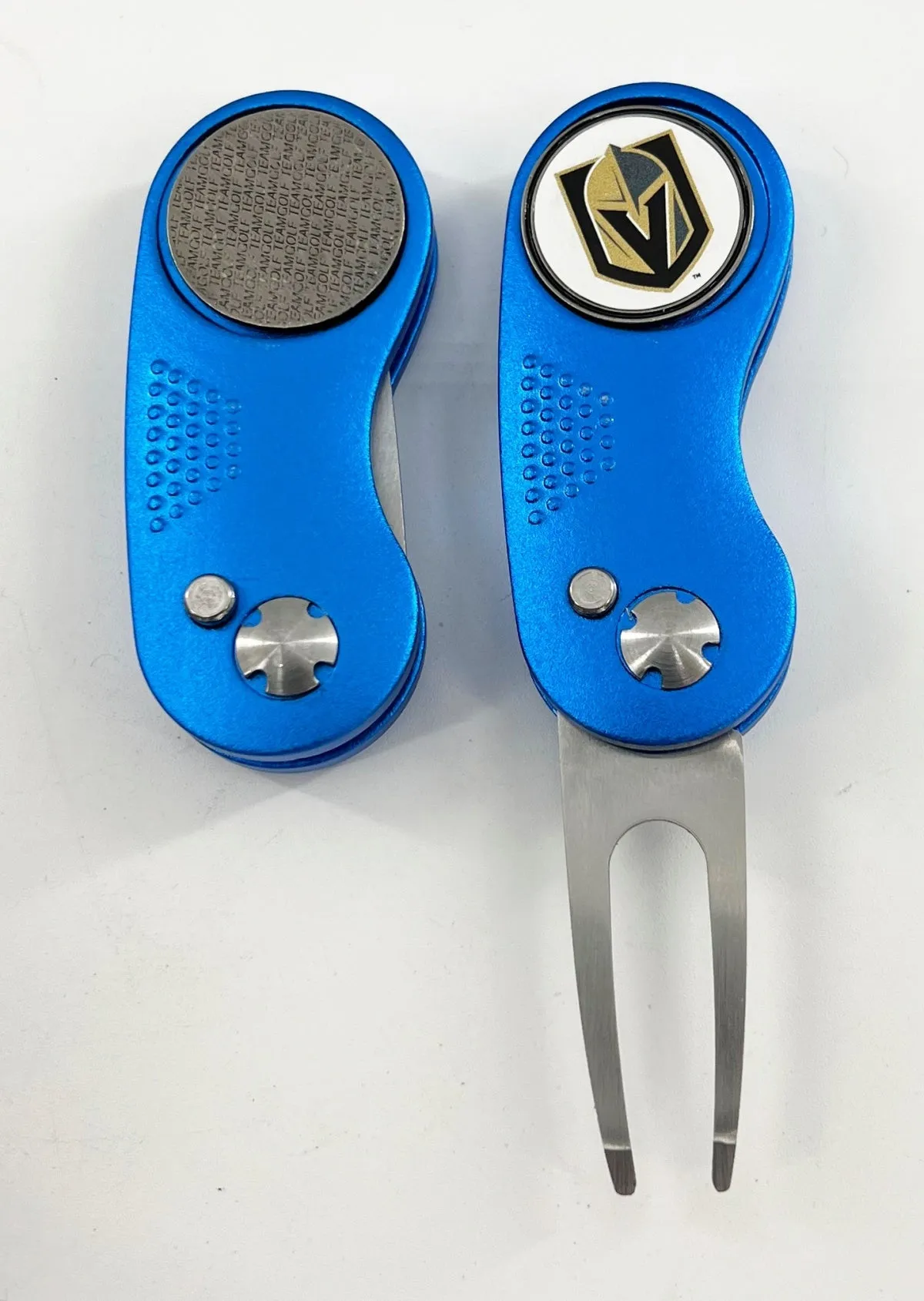 NHL 2 Prong Switchblade GOLF DIVOT REPAIR TOOL   Ballmark CHOOSE TEAM & COLOR