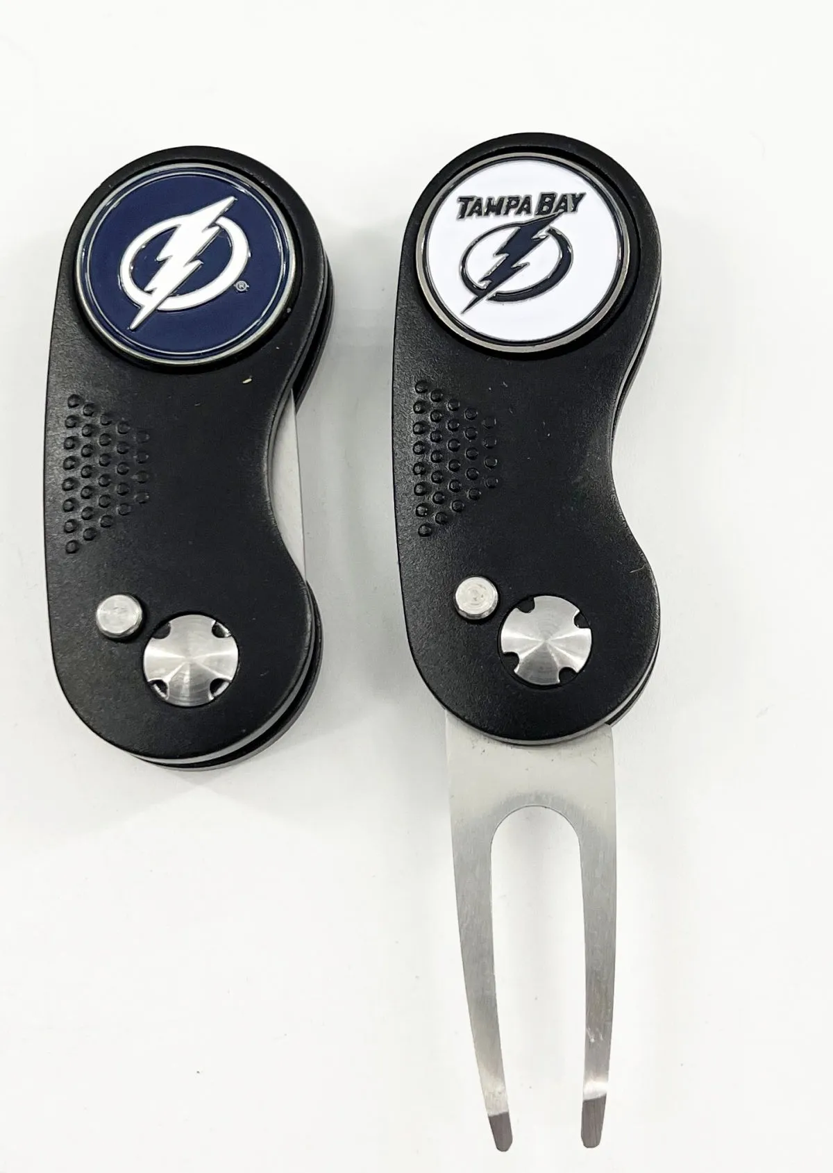 NHL 2 Prong Switchblade GOLF DIVOT REPAIR TOOL   Ballmark CHOOSE TEAM & COLOR