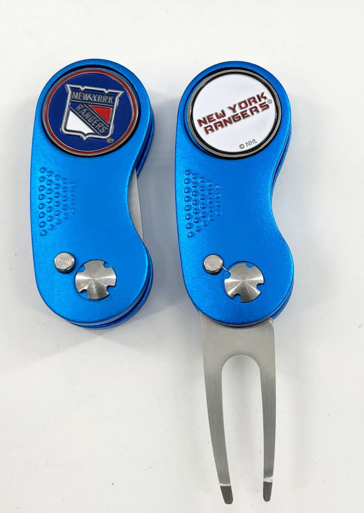 NHL 2 Prong Switchblade GOLF DIVOT REPAIR TOOL   Ballmark CHOOSE TEAM & COLOR