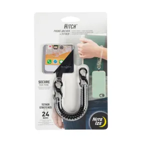 Nite Ize Hitch Black Phone Anchor and Tether For All Mobile Devices