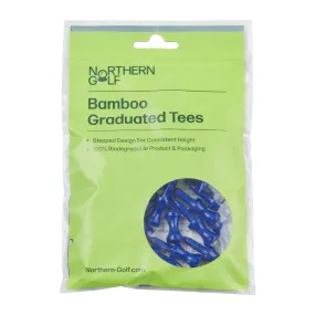 Northern Golf Blue Bamboo Graduated Tees