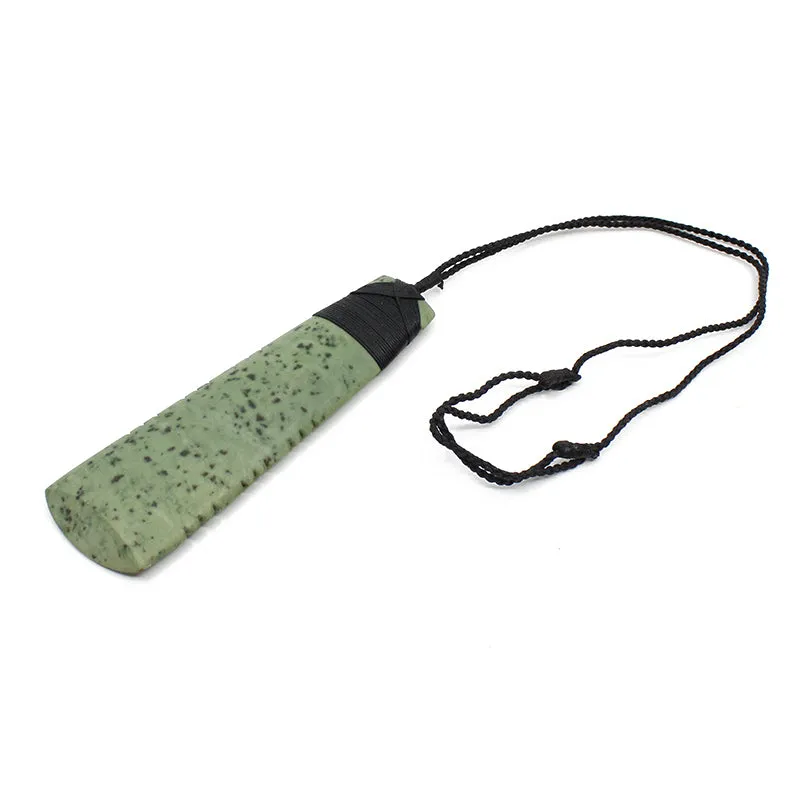 Notched Toki Pounamu Pendant | by Alex Sands