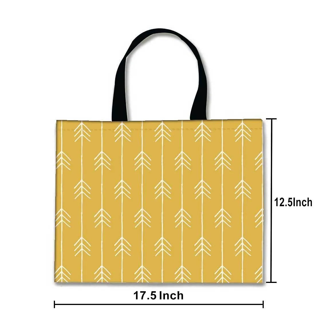 Nutcase Designer Tote Bag for Women Gym Beach Travel Shopping Fashion Bags with Zip Closure and Internal Pocket to keep cash/valuables - Arrow