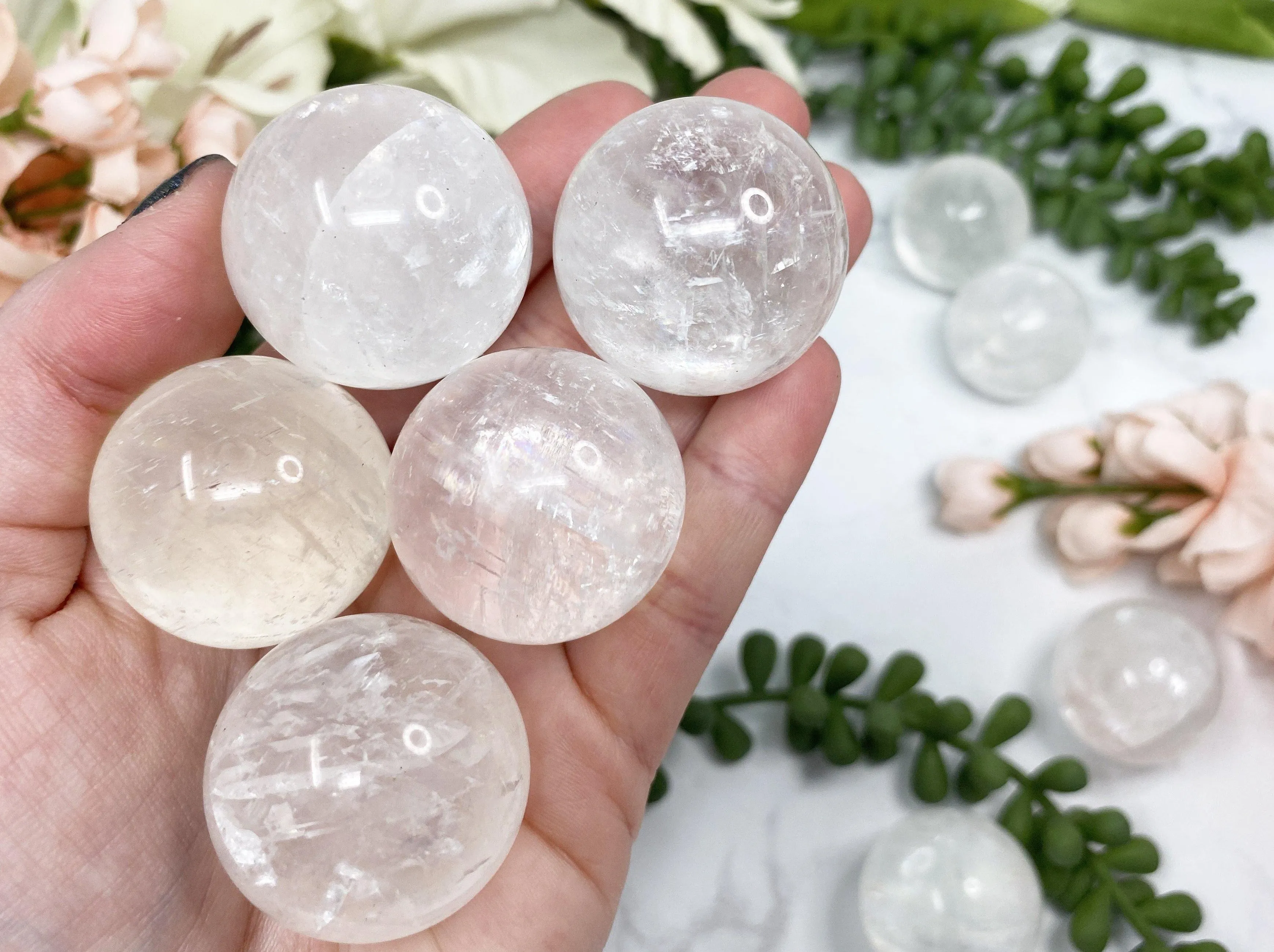 Optical Calcite Spheres