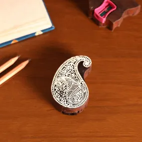 Paisley - Hand Carved Sheesham Wood Block Sharpener