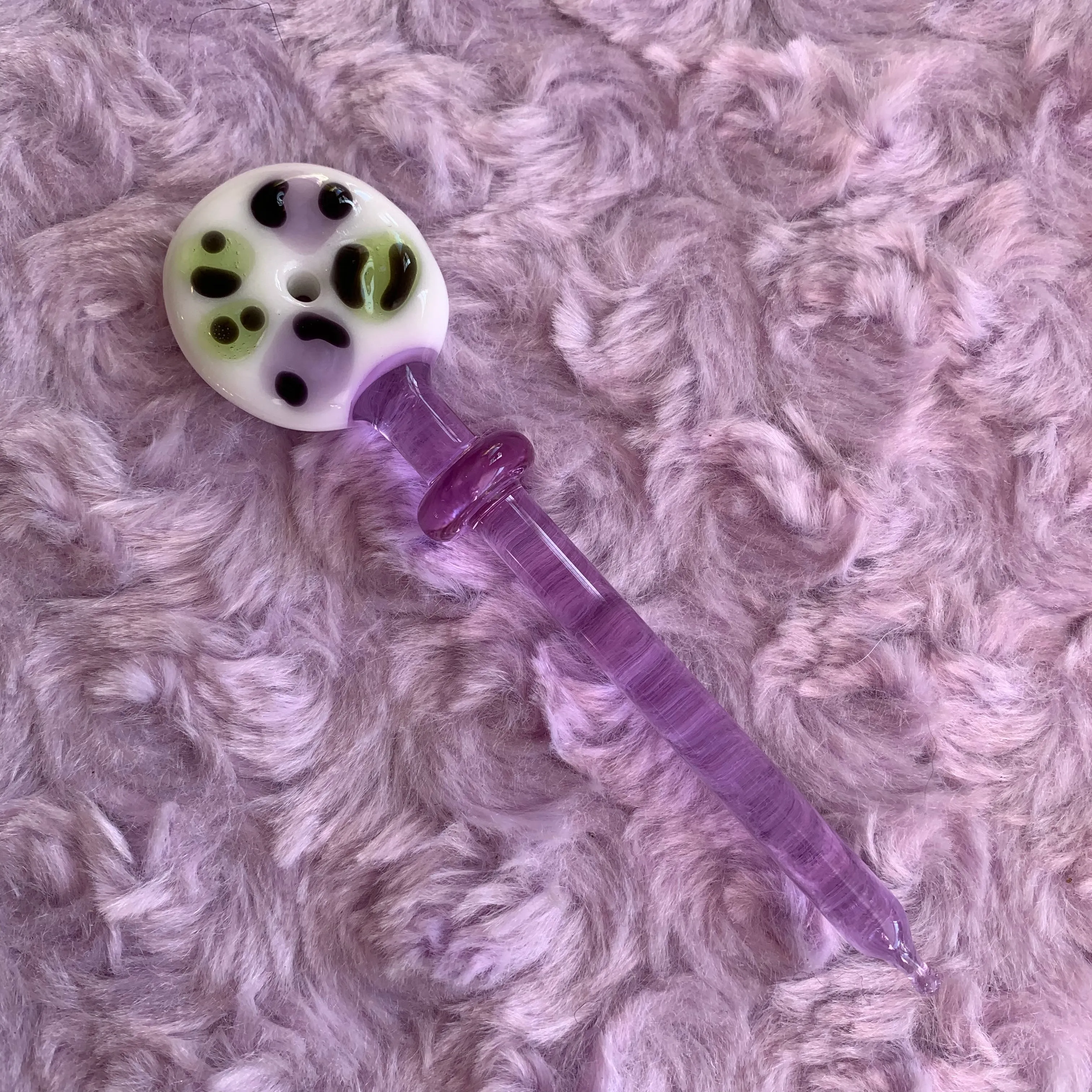 Pastel Cheetah Flat Glass Tool