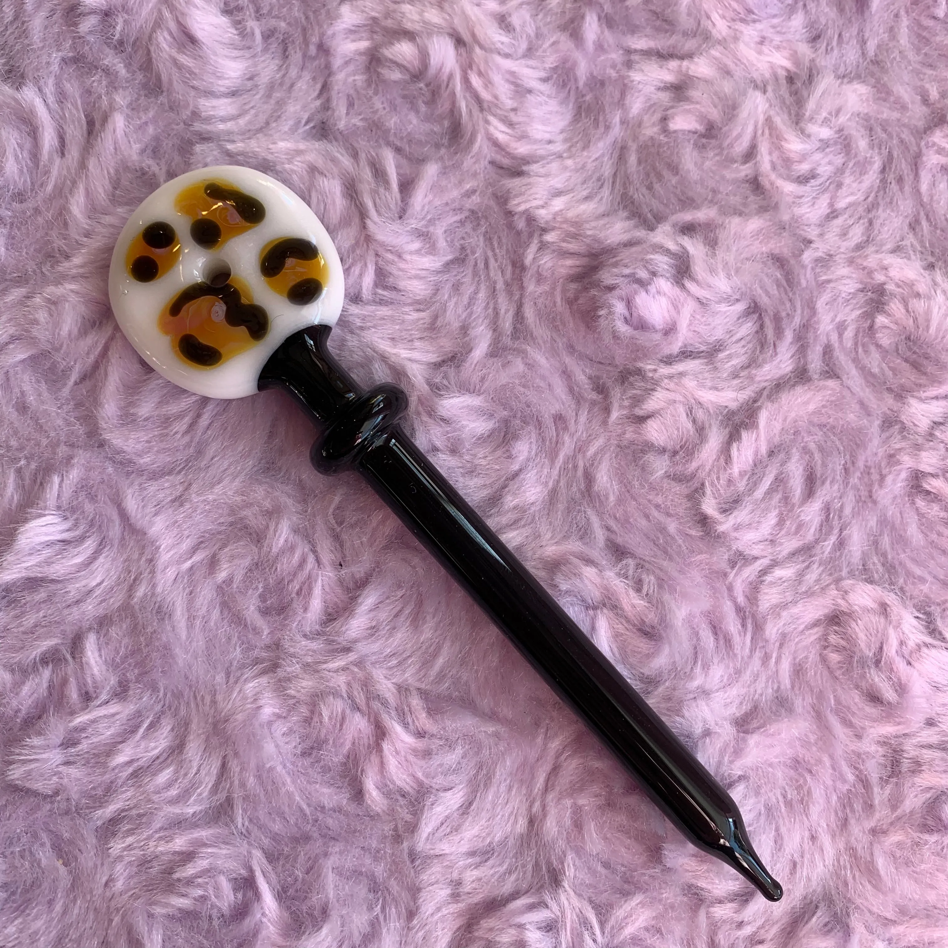 Pastel Cheetah Flat Glass Tool