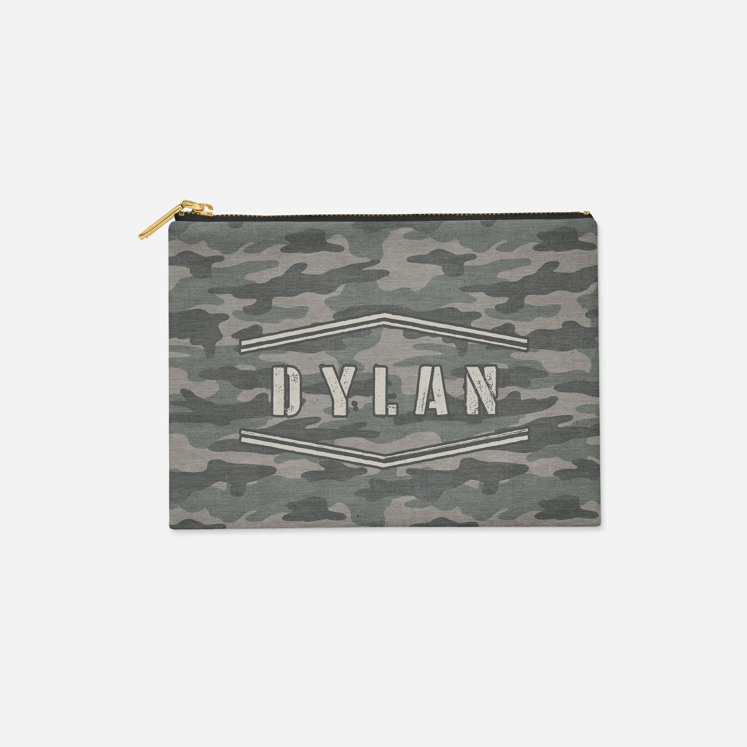 PERSONALIZED ACCESSORY BAG FLAT – CAMO