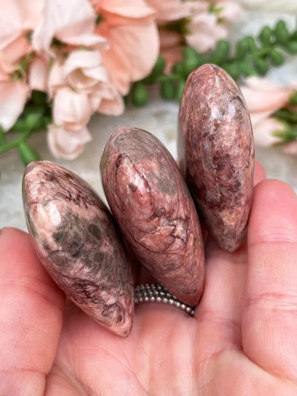 Peru Red Jasper Hearts