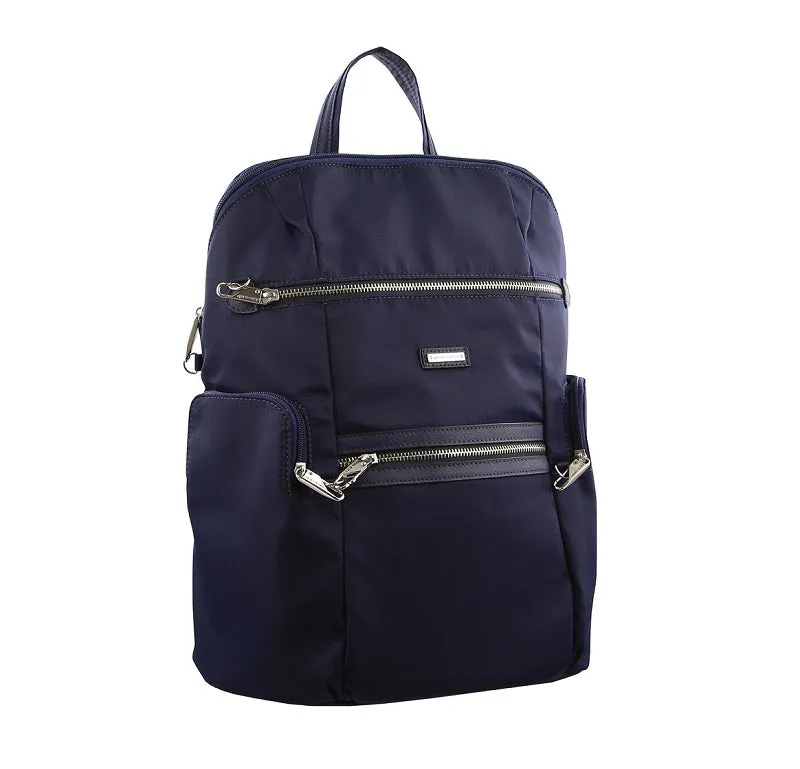 Pierre Cardin - PC2891 Anti-Theft Nylon Backpack - Navy