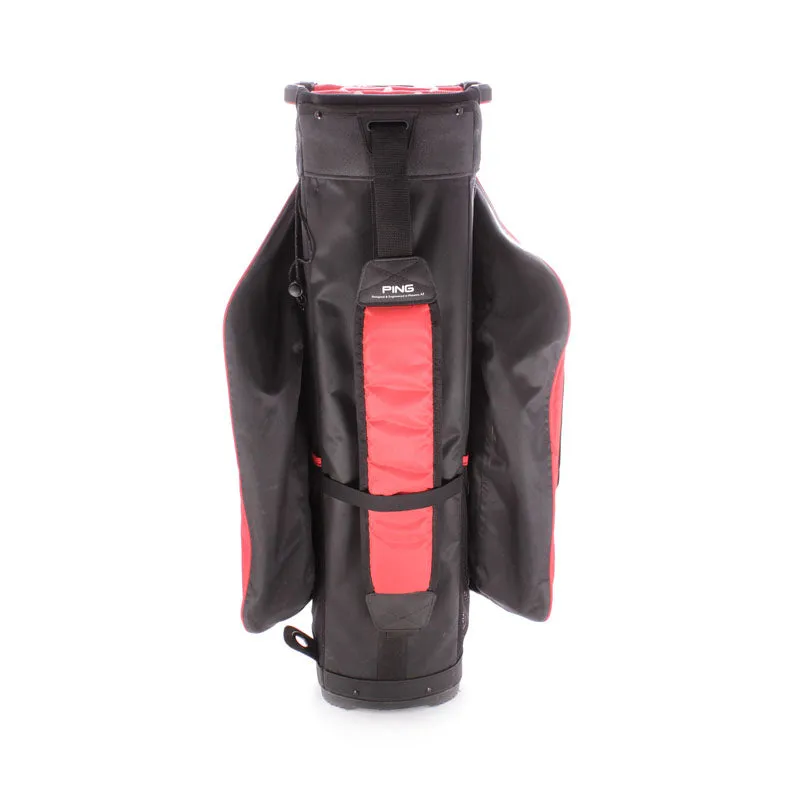 Ping Second Hand Monsoon Cart Bag - Black/Red