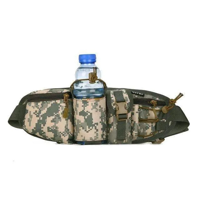 Protector Plus Tactical Waist Case Pack Bag Water Bottle Pouch Camping Hiking Hunting