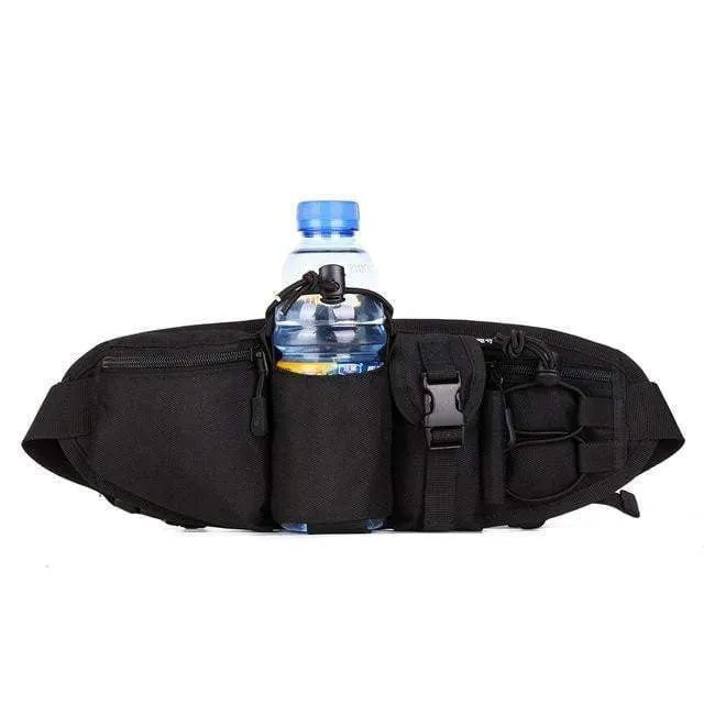 Protector Plus Tactical Waist Case Pack Bag Water Bottle Pouch Camping Hiking Hunting