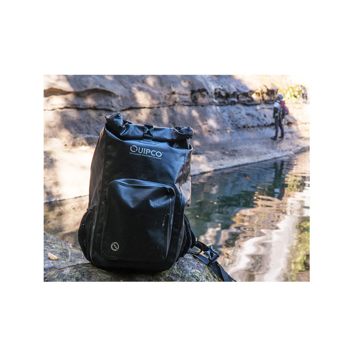 QUIPCO Aqua Shield Waterproof Backpack 32L Black