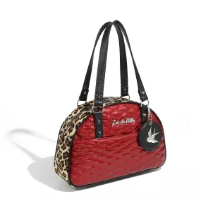 Red Sparkle Love Bird Tote