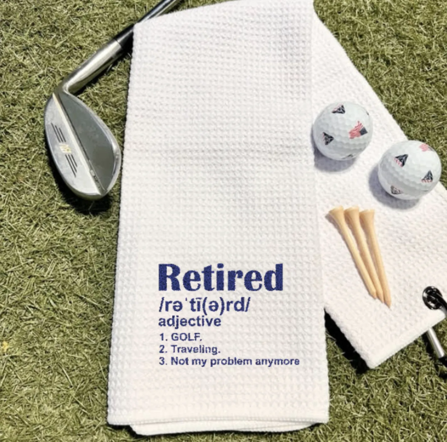 Retirement Golf Towel