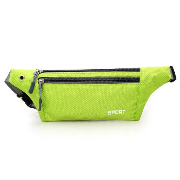 Running Waist Outdooors Sports Zipper Gym Hiking Belt Phone Anti Theft Coin Bags