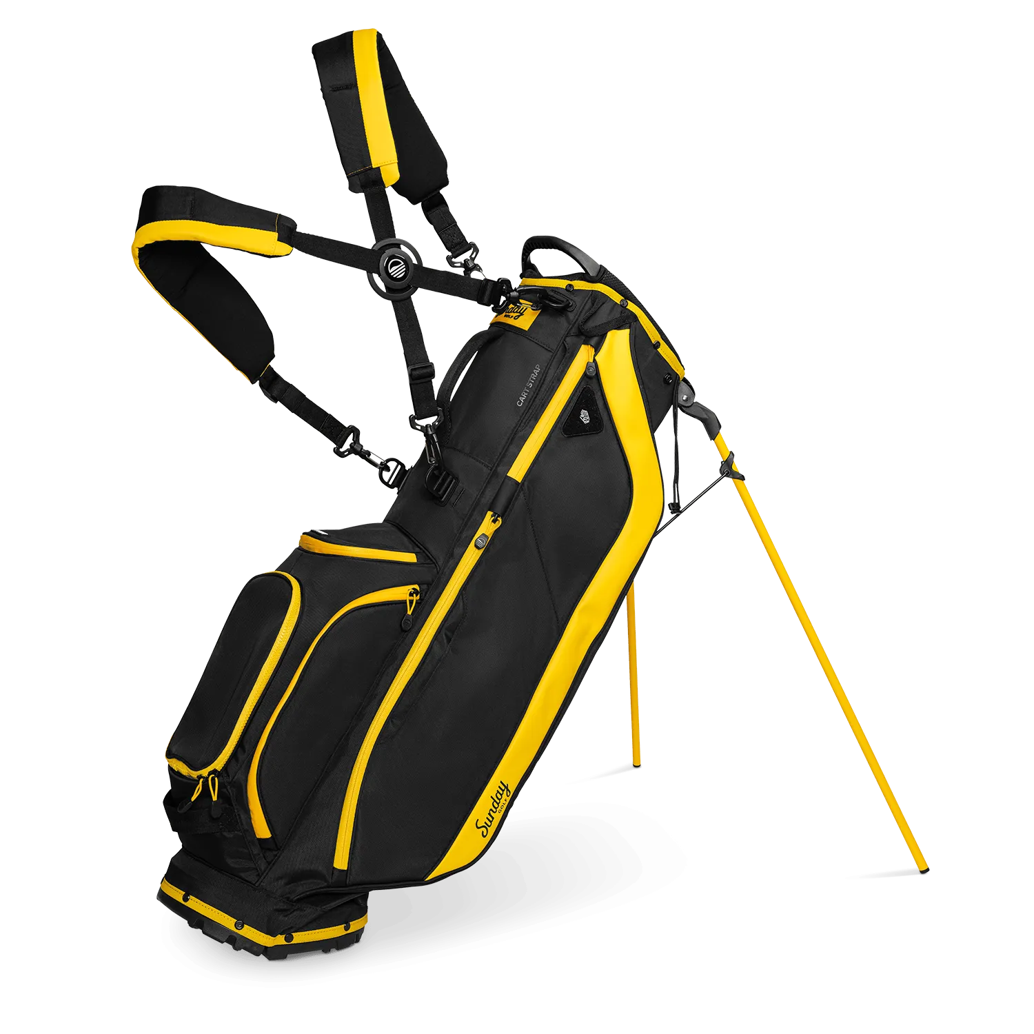 Ryder | Black & Yellow Lightweight Stand Bag