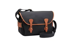 S4 Camera Bag - Black Canvas / Tan Leather