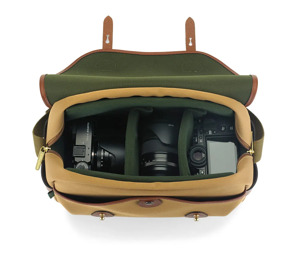 S4 Camera Bag - Black Canvas / Tan Leather