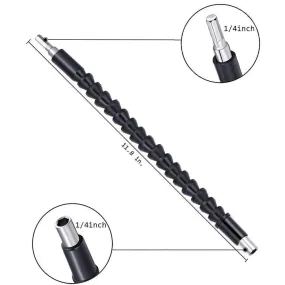 Saker Flexible Drill Bit Extension with Screw Drill Bit Holder