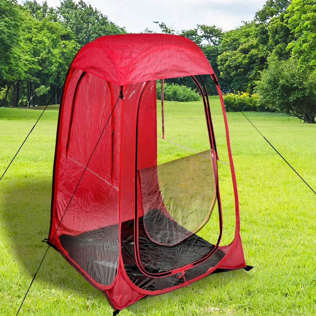 Set Of 2 Mountview Pop Up Tent Camping Weather Tents Outdoor Portable Shelter Shade - Red