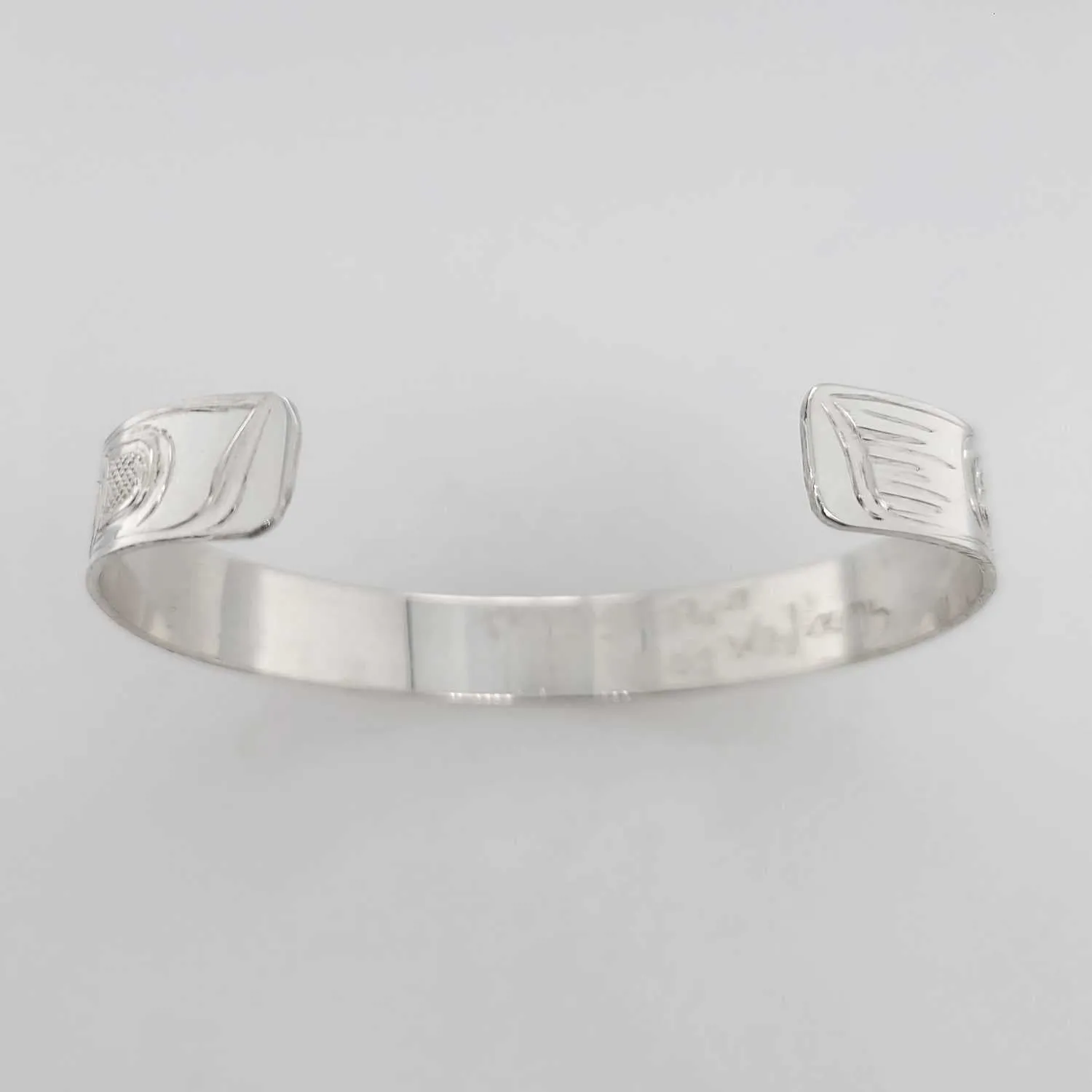 Silver 3/8 inch Thunderbird Bracelet