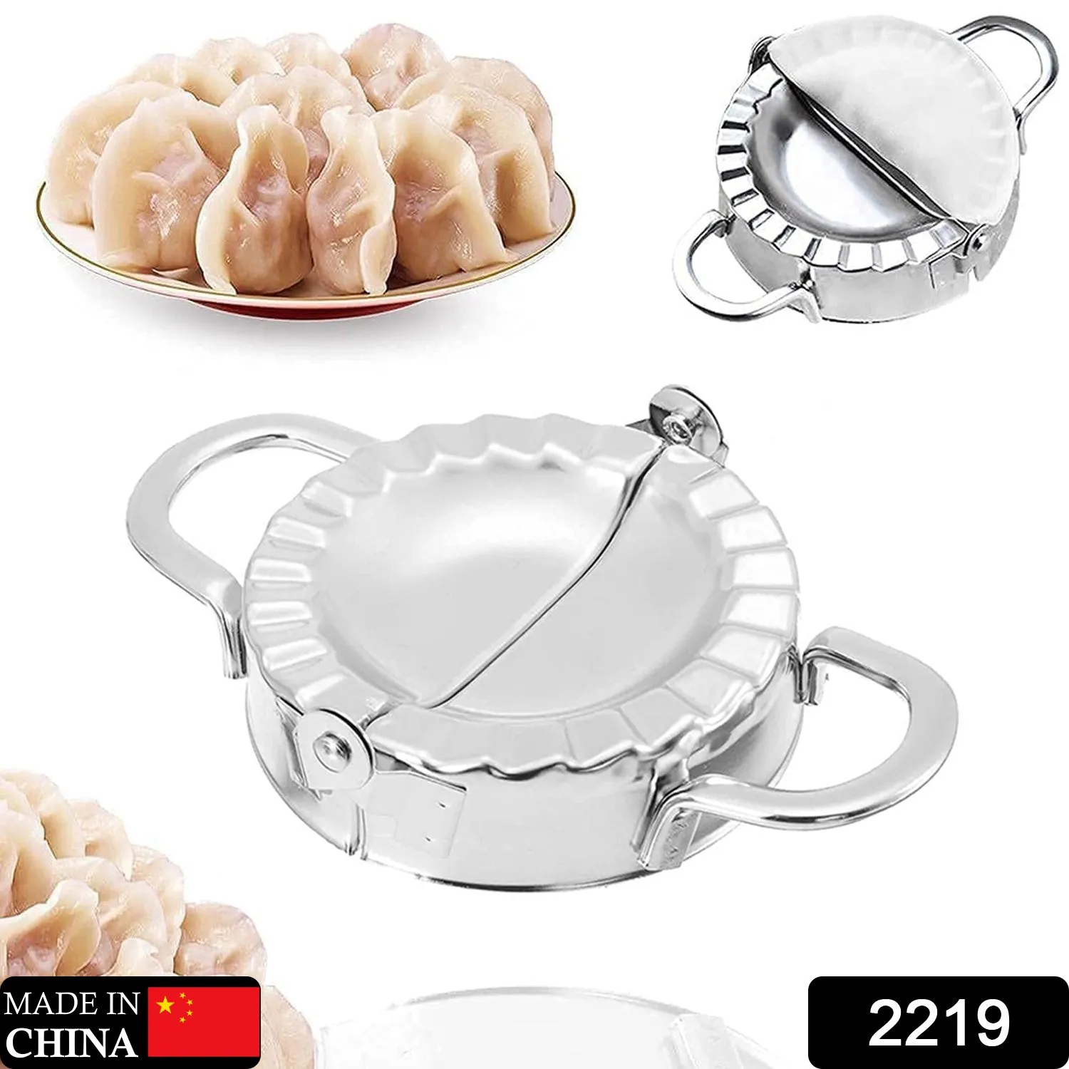 Stainless Steel Dumpling Maker, Dough Cutter Pie Mold Tool.