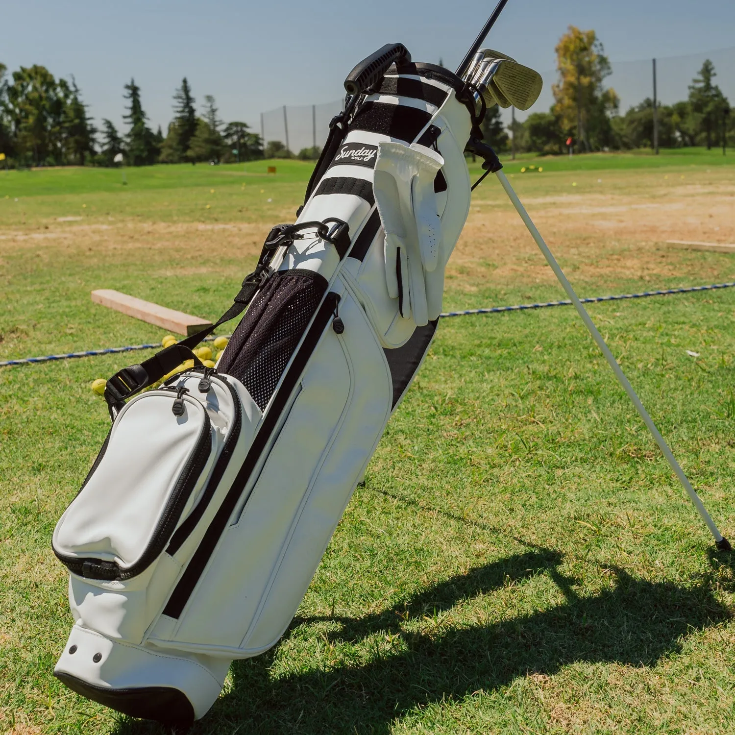 Sunday Golf Loma XL S-Class | White Vegan Leather