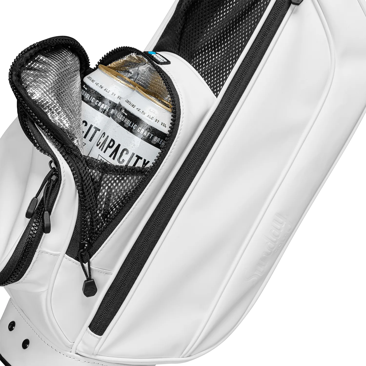 Sunday Golf Loma XL S-Class | White Vegan Leather