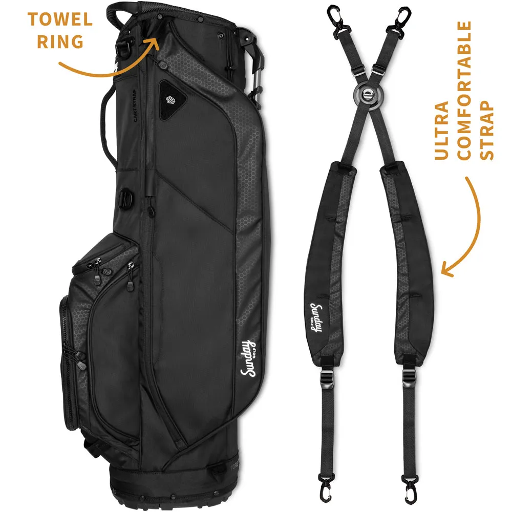 Sunday Golf Ryder '23 Stand Bag  - Matte Black