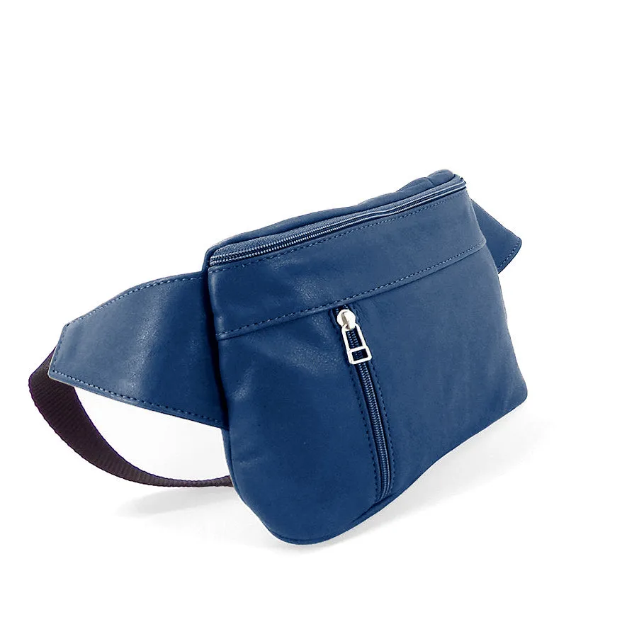 Sven multi-compartment leather fanny pack