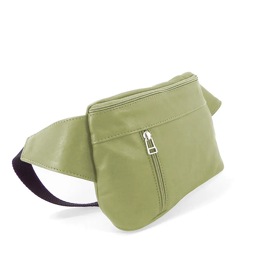 Sven multi-compartment leather fanny pack