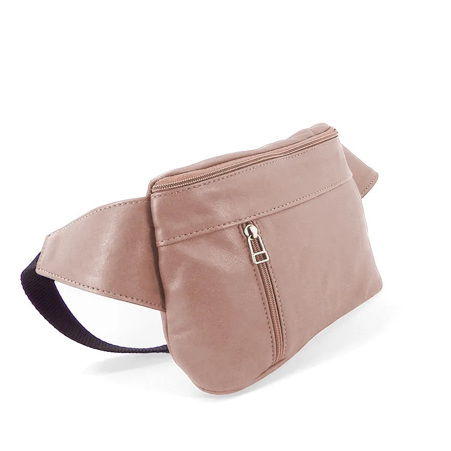 Sven multi-compartment leather fanny pack