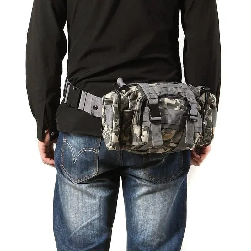 TacticalTrail Pack: Outdoor Military Tactical Backpack Nylon Hunting Waist Pack Waist Bag Camping Hiking Pouch Chest Bag